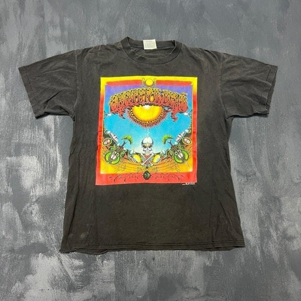 Vintage Grateful Dead Shirt Mens Large Black 1990s Brockum